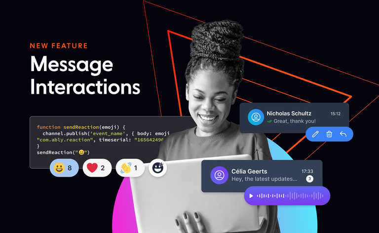Build rich chat functionality faster with Ably Message Interactions