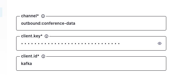 how to configure sending data from Kafka into Ably via the Ably Kafka Connector