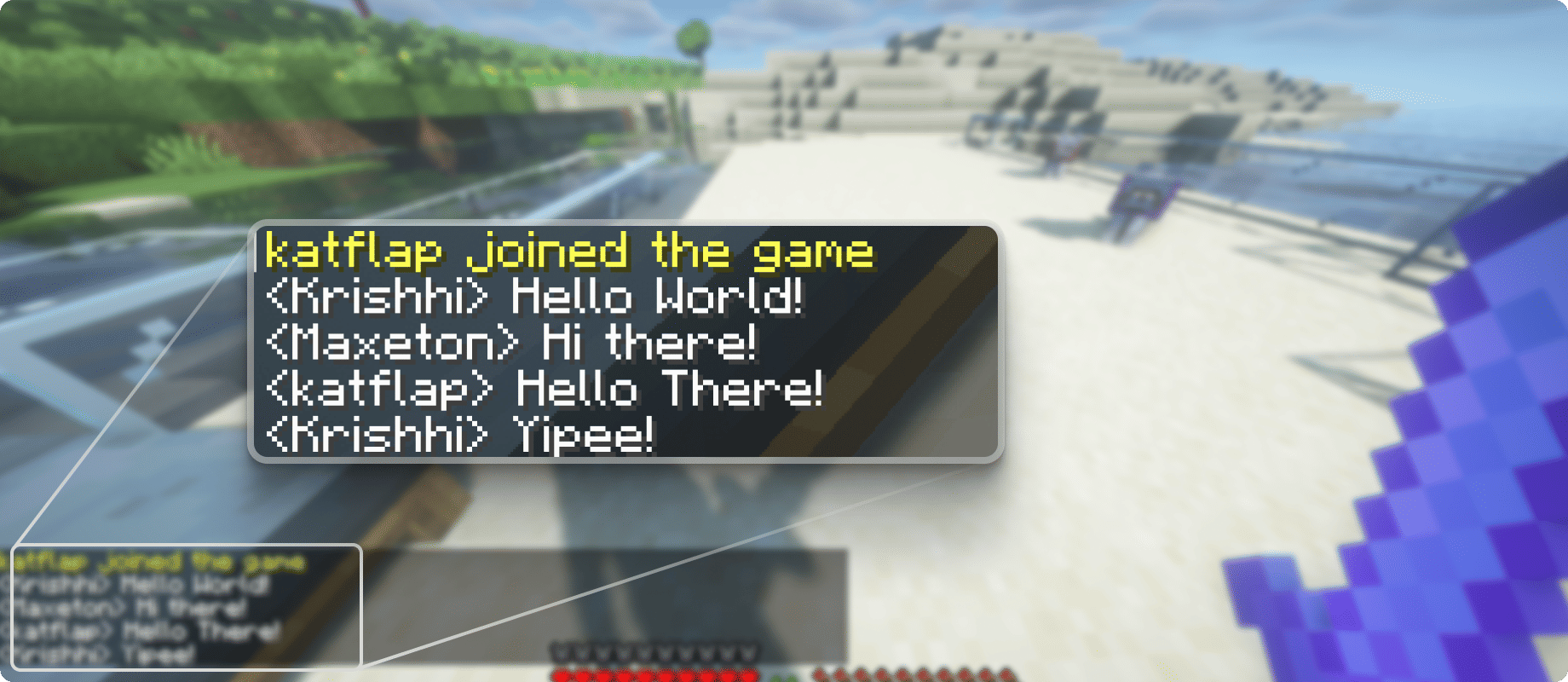 Minecraft Connects to Discord, Chat, Sync, Commands & Invite