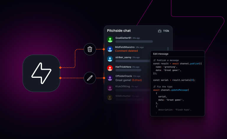 Edit and delete messages without rewriting your history layer