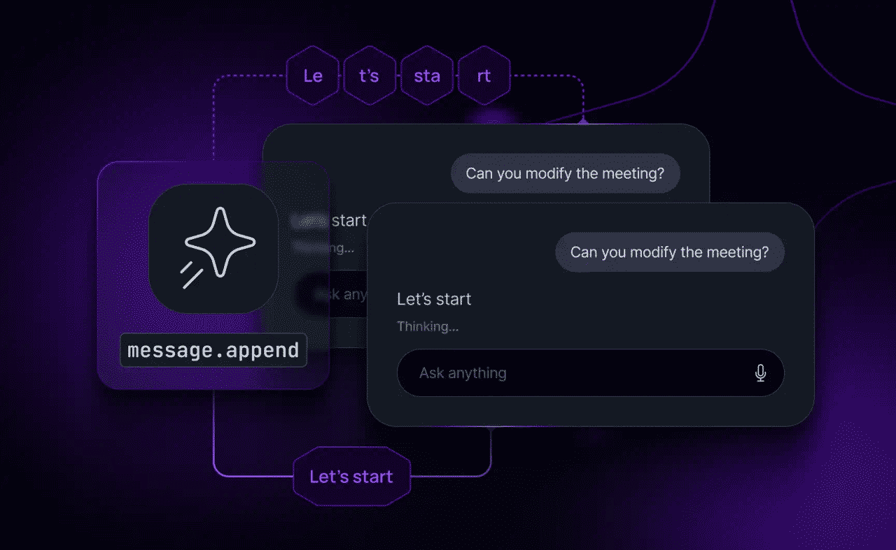 Engineering message appends for AI Transport: three vignettes