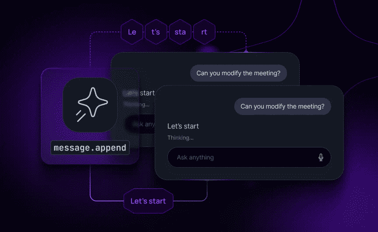 Engineering message appends for AI Transport: three vignettes