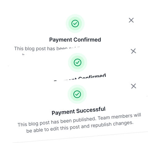 get confirmation