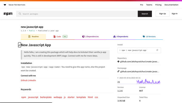 new-javascript-app