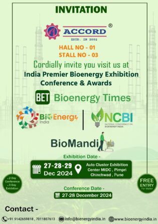Invitation to India Premier Bioenergy Exhibition