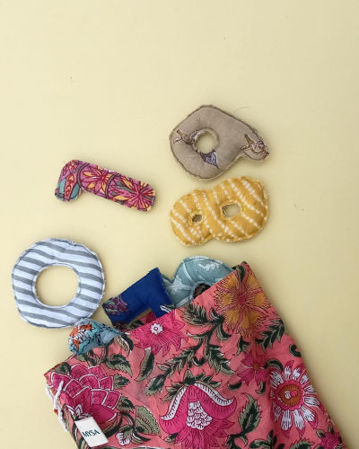 Fabric Numbers :Teether Toys. child safe, cotton toy, plastic free