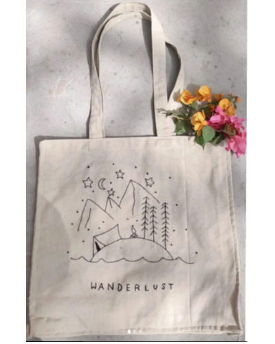 wanderlust tote bag travel comfort