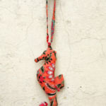 Sea horse. vibrant ,upcycled