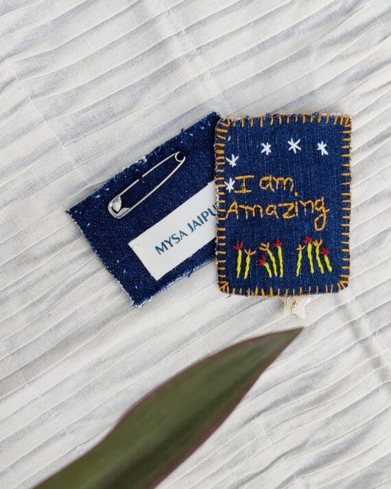 i am amazing brooch