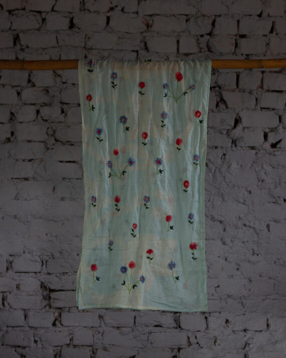 embroidery scarf. beautiful , soothing