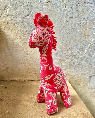 Giraffe. vibrant . perfect playmate