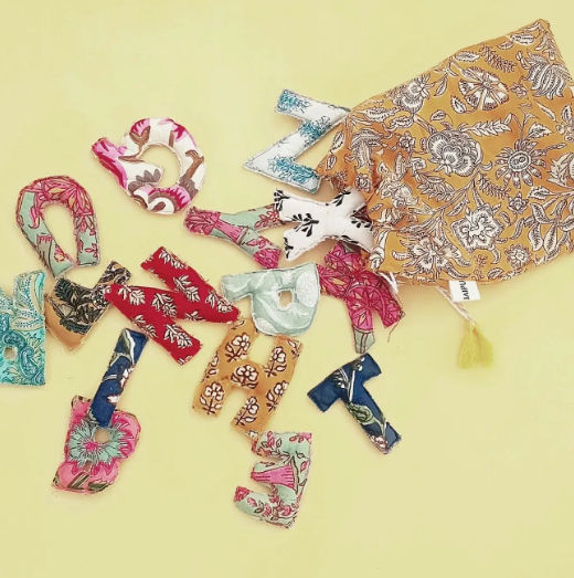Fabric Alphabet Set: Educational Toy. Soft, Durable &Handmade