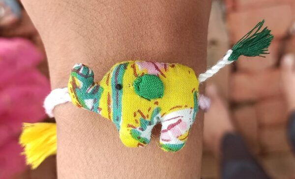 Elephant Toy Rakhi, Sustainable Rakhi