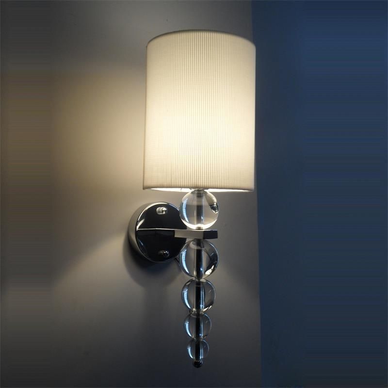 Modern minimalist bedroom wall lamp lobby corridor aisle crystal wall