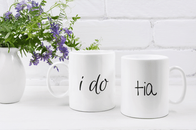 fun custom couple mugs