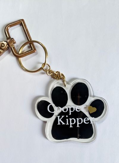 Personalised Pet name keychains