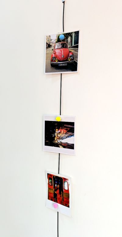 magnetic photo rope with heart magnets