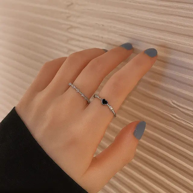 Black Heart Ring