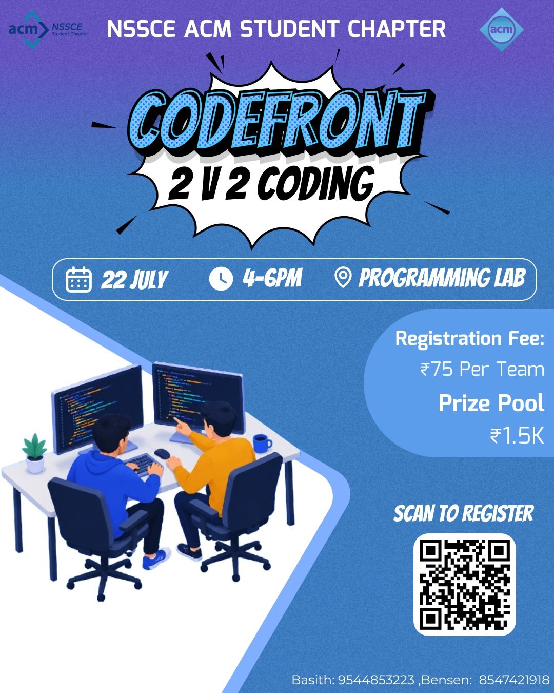 CodeFront - 2 v 2 Coding Competition - Photo 1