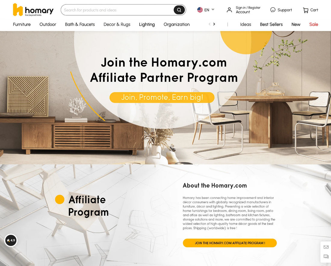10 Home Decor Affiliate Programs to Boost Your Income