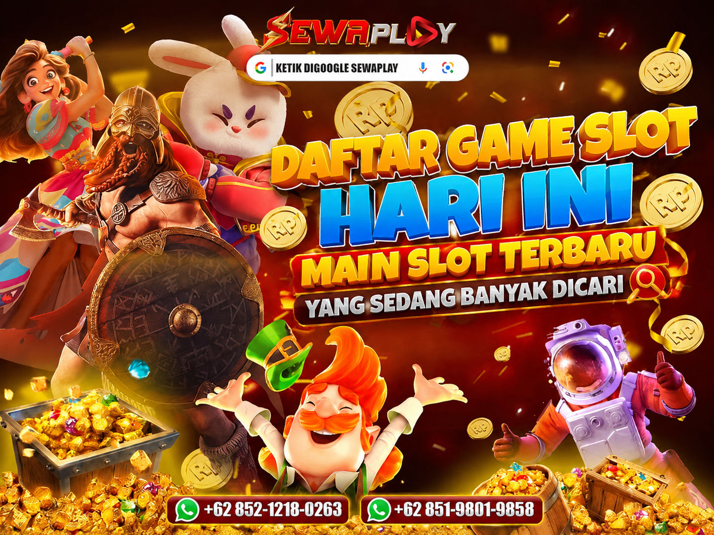 SEWAPLAY: Daftar Game Slot Hari Ini Main Slot Terbaru yang Sedang Banyak Dicari