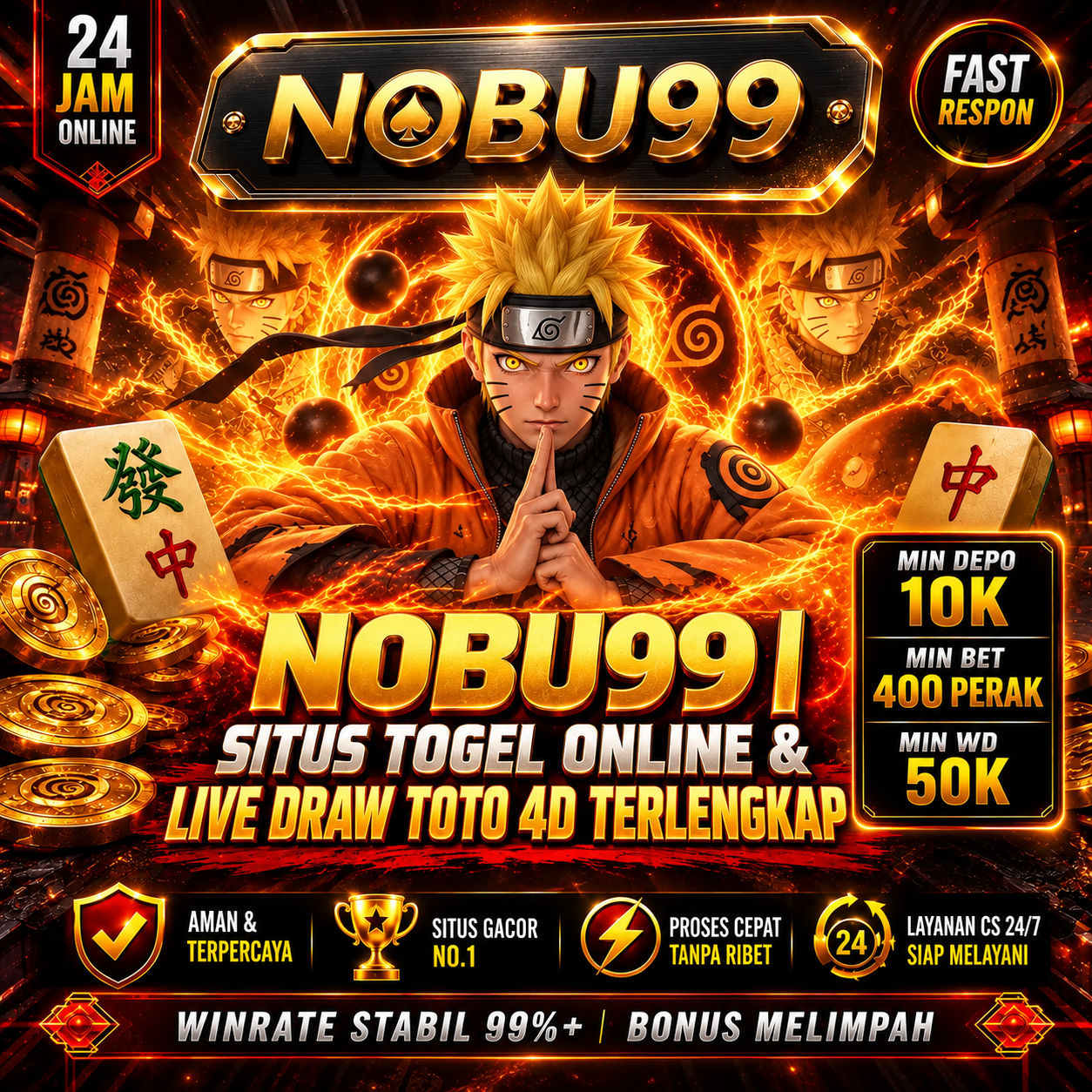 NOBU99 | Situs Togel Online & Live Draw Toto 4D Terlengkap