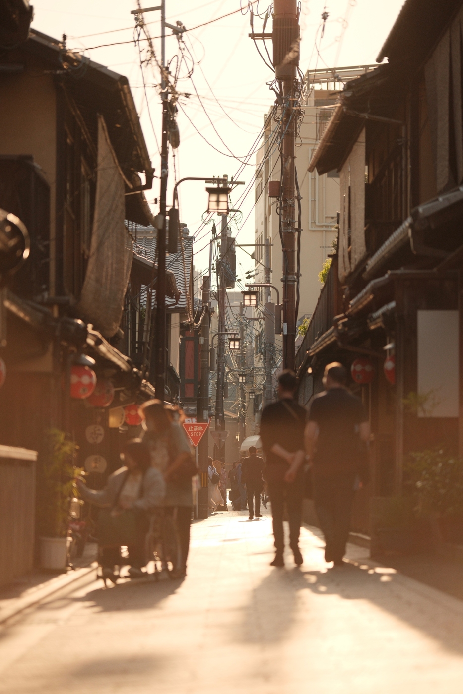Bakgata i Gion