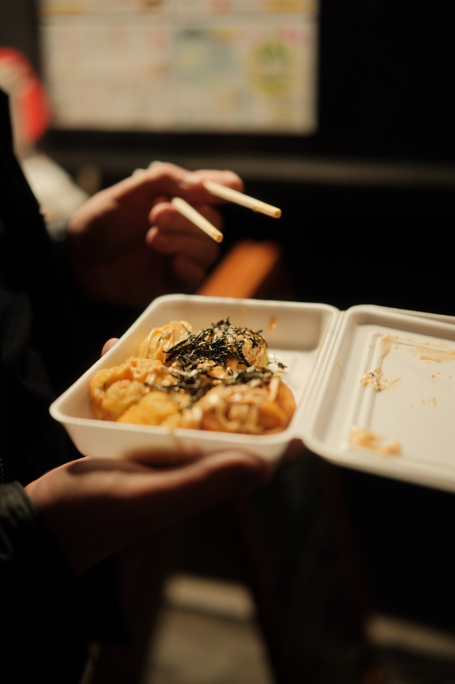 Takoyaki (nattmacka i Osaka)