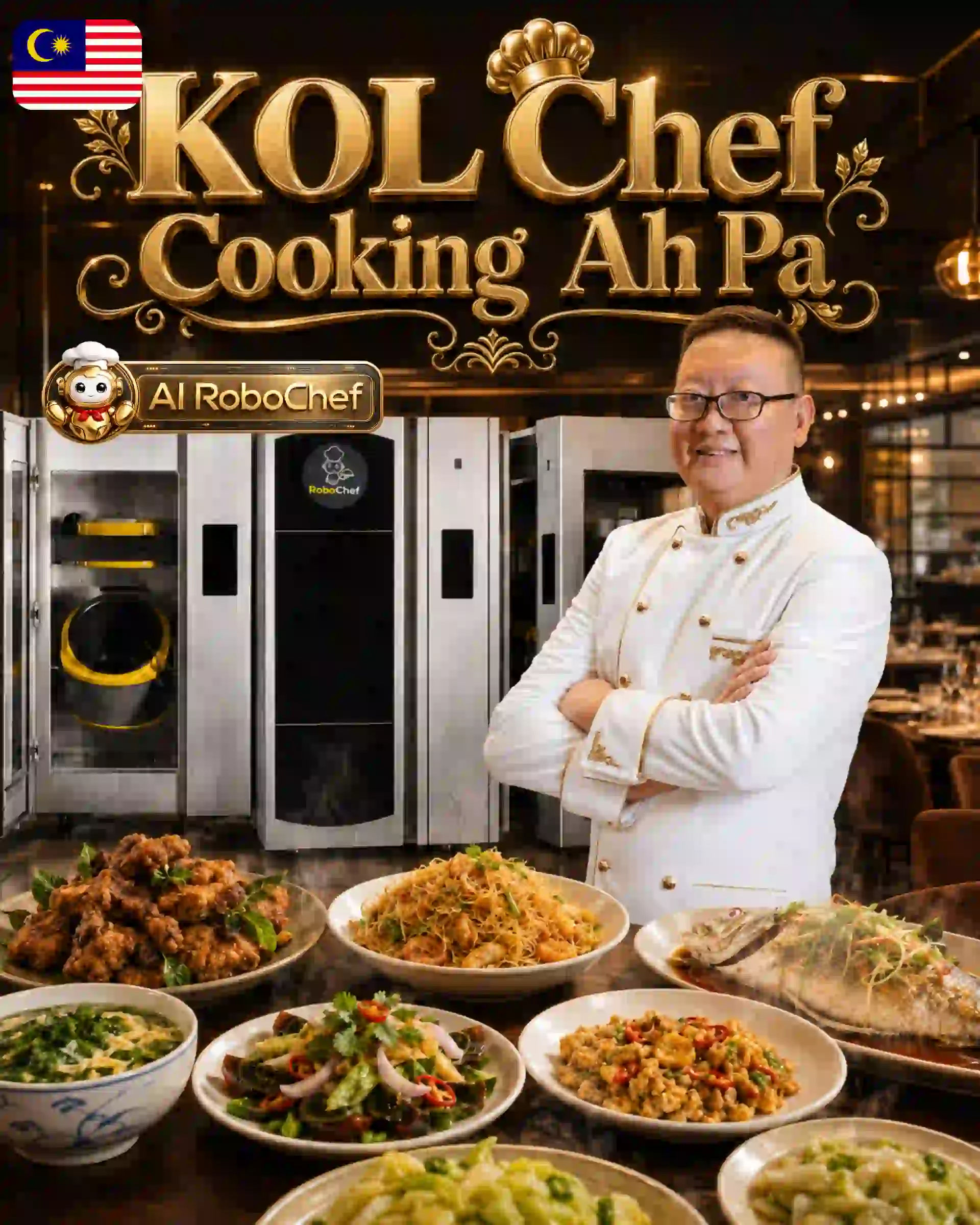 KOL Chef Cooking Ah Pa - AI RoboChef profile