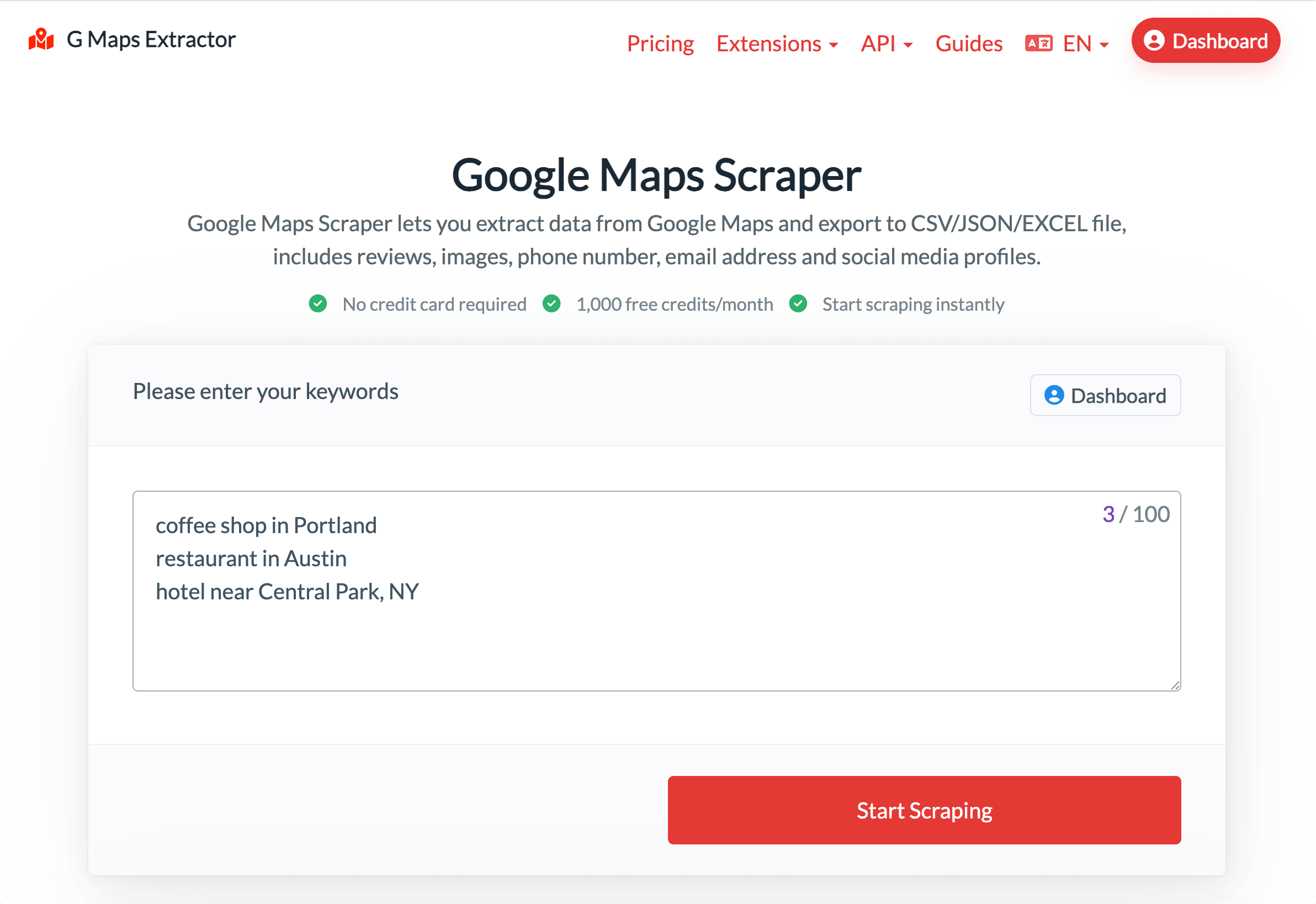 Google Maps Scraper