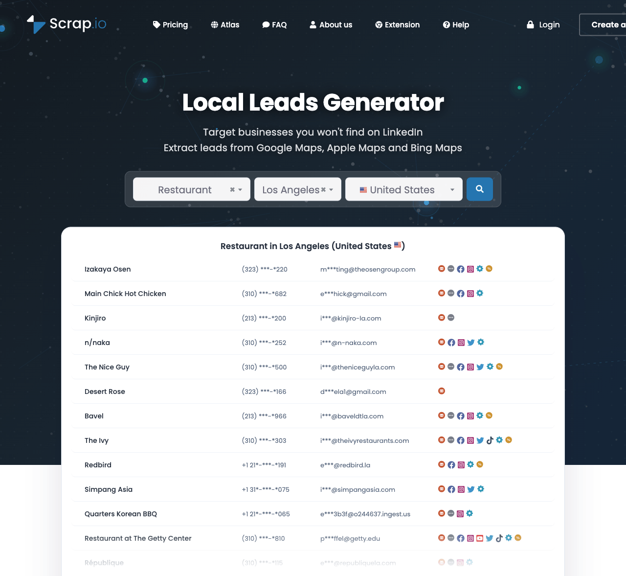 Scrap.io homepage