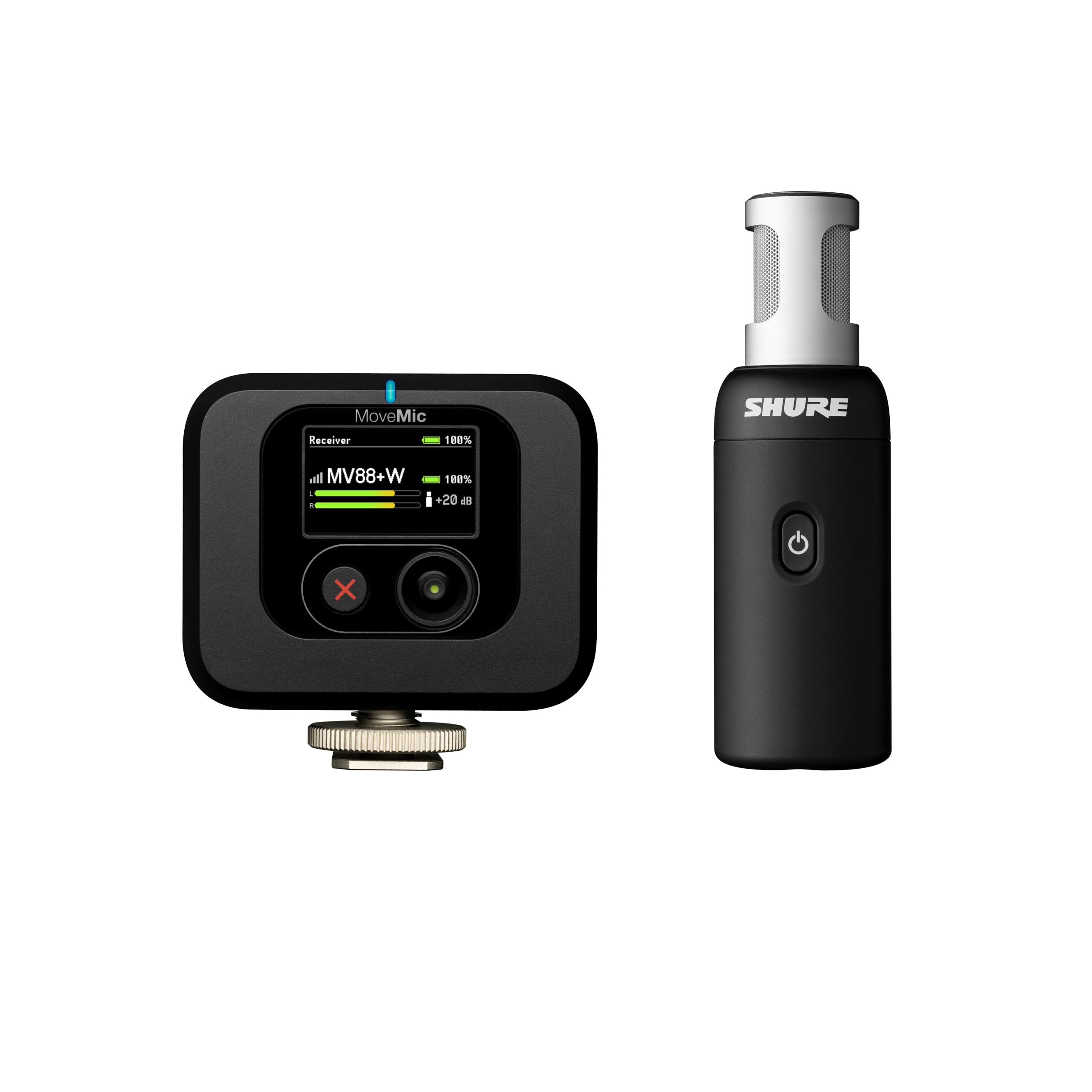 Shure MV88 W-KIT-Z7 MoveMic 88 Wireless Video Microphone Kit Stereo Condenser