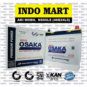 Aki Mobil NS60LS 46B24LS Honda CRV Original