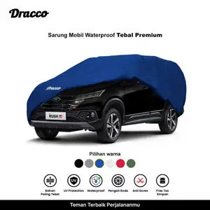 sarung mobil RUSH TERIOS waterproof anti UV tebal CARPROOF free tas simpan