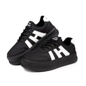 Zeodda Kiara Sepatu Sneakers Wanita Casual Putih Hitam Sekolah Kerja 1092