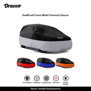 Cover Sarung Mobil BRIO DualProof Waterproof Tebal Premium -UV Protection Anti Gores Debu +tas