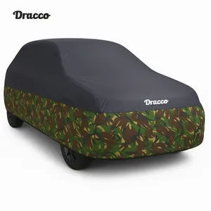 Sarung Mobil Motif Loreng Dualproof DRACCO Waterproof Cover Tebal Anti Panas Hujan Debu Free Tas