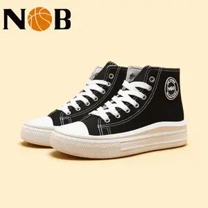 NOB | Sepatu Wanita | Sepatu Sneakers Sport Kasual | Shoes | Sepatu Sekolah Hitam Polos