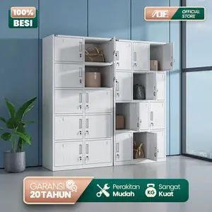Loker Besi Pakaian Lemari Loker Besi Serbaguna Locker Besi Karyawan dan Sekolahan Minimalis