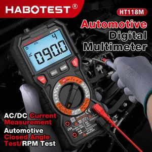 HABOTEST HT118M 1000V AC/DC Tegangan Tinggi digital multimeter Tambang AC-DC voltmeter true root mean square capacitance tester frequency