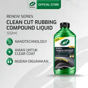Turtle Wax Premium Rubbing Compound Poles Cat Mobil Motor dengan Mesin untuk Baret Goresan Kasar Oksidasi Jamur Waterspot
