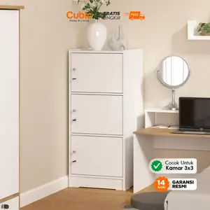 Cubic Rak Serbaguna 3 Susun Minimalis  Cocok untuk Kamar 3x3