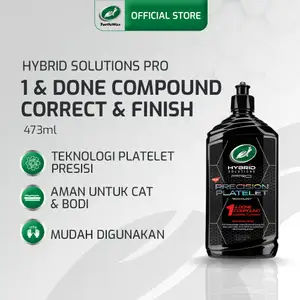 Turtle Wax - Hybrid Solutions PRO 1 & Done Profesional Polishing Compound Hibrida Penghilang Baret Mobil Motor