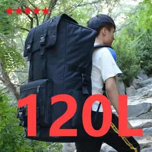 120L Tas Ransel Raider Super Jumbo Travel Baju Army Rider Backpack Tas Punggung Gunung Carrier Daypack Keril Rain