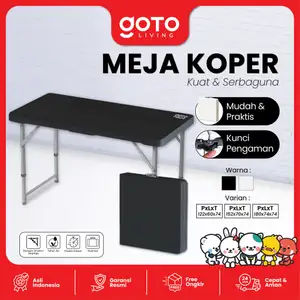 Goto Falto Meja Makan Lipat Portable Jualan Kuat Camping Table Portable Outdoor Indoor Ringan Serbaguna Premium Kuat Kokoh