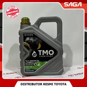 SAGA | Oli Mesin Mobil Bensin TOYOTA TMO 5W-30 Full Synthetic GF-5 New 4 Liter Original  08880-85475