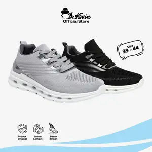 Dr. Kevin Sepatu Sport Pria Men Sneakers Sekolah Flyknit tali 889-083
