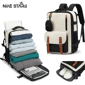 Nine Stars 40L tas travelling wanita kapasitas yang besar sekali tas ransel tahan air tas boarding