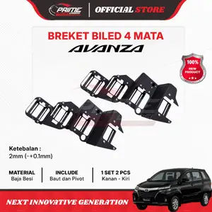Bracket Retrofit BILED Matrix MX1 1.5inch untuk Toyota Avanza 2019 Daihatsu Xenia 19 Tebal 2mm