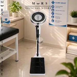 RGZ-160 Timbangan Badan Manual 160kg Timbangan Berat Badan + Pengukur Tinggi / Panjang Badan Alat Pengukur Berat Badan Timbangan Posyandu Kapasitas 160 Kg